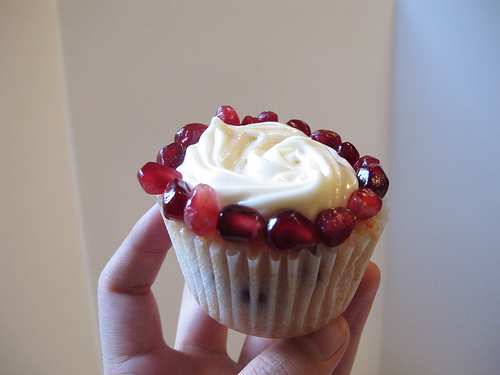 Easy Pomegranate Cupcake Ideas